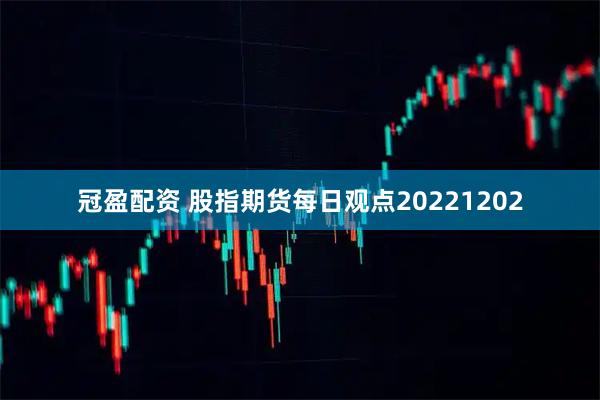 冠盈配资 股指期货每日观点20221202
